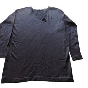 Eileen Fisher Merino Wool sweater V Neck Long Sleeve Casual Comfortable